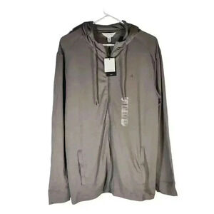 Calvin Klein gray full zip hoodie Sz XL